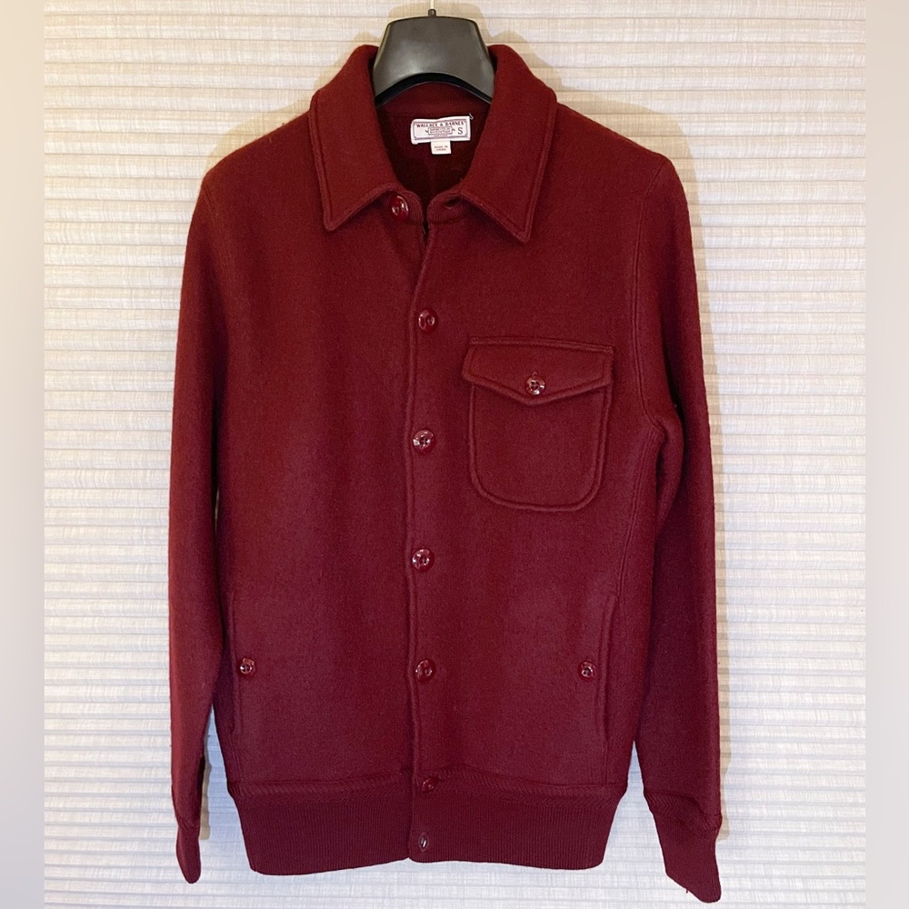 Wallace & Barnes Merino Wool Button Jacket